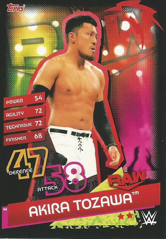WWE Topps Slam Attax Reloaded 2020 Akira Tozawa #2