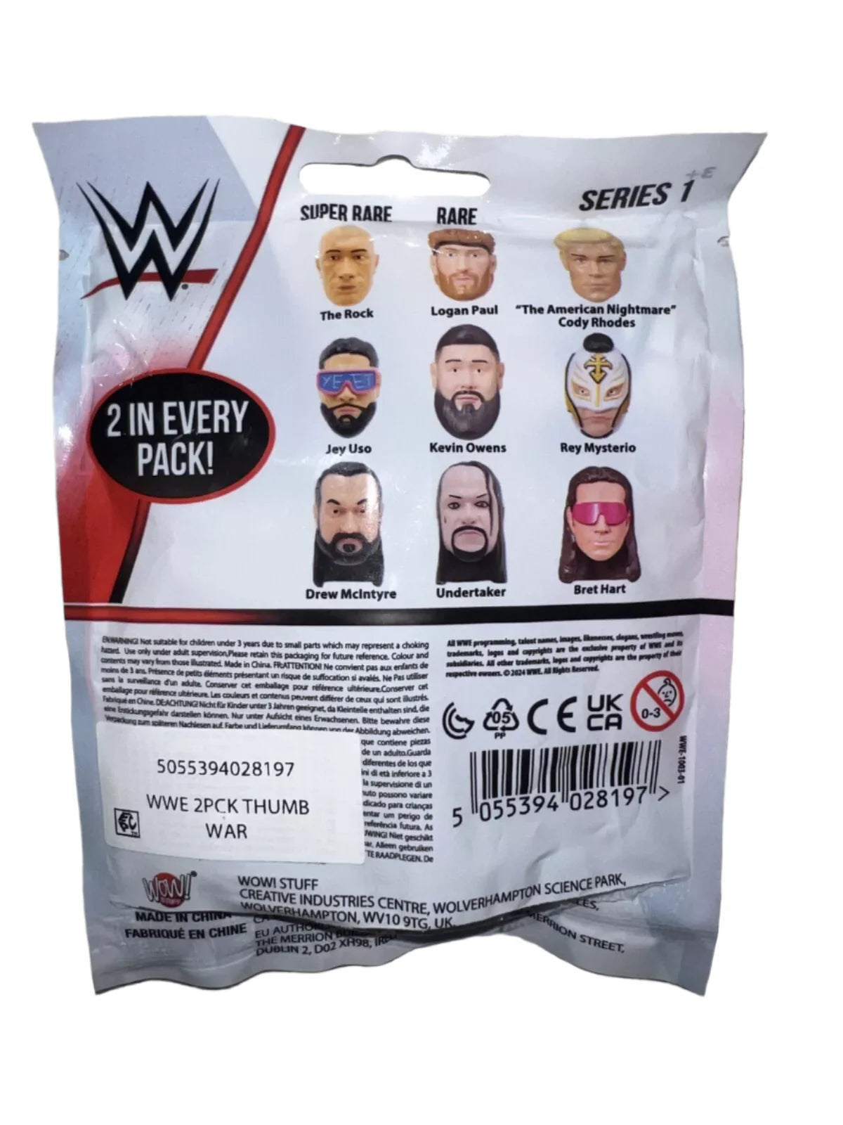 WWE Thumb War Superstars Twin packs Rey Mysterio Pwcatalog