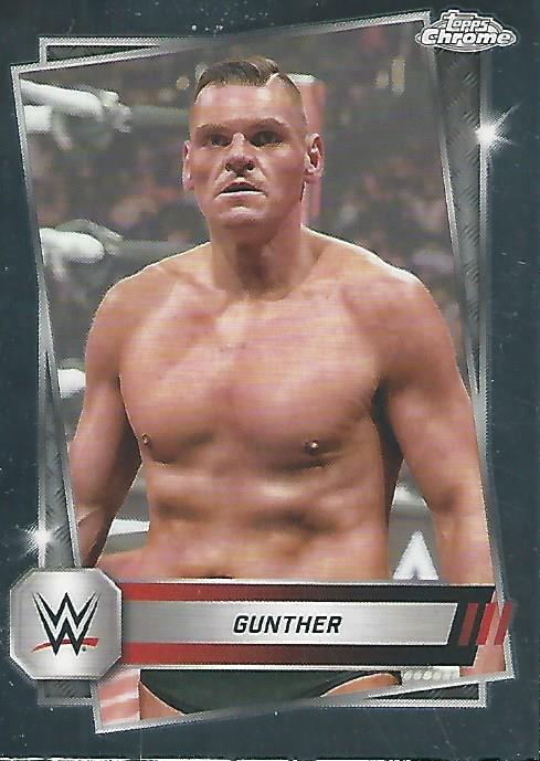 WWE Topps Chrome 2025 Trading Cards Gunther No.2 PW Catalog