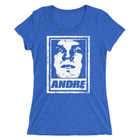 Andre the Giant "Street Art" Women's Tri-Blend T-Shirt T-Shirt PW Catalog
