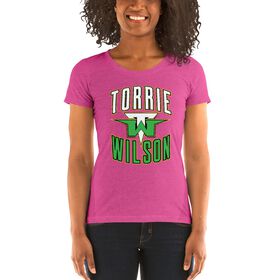 Torrie Wilson "Logo" Women's Tri-Blend T-shirt T-Shirt PW Catalog