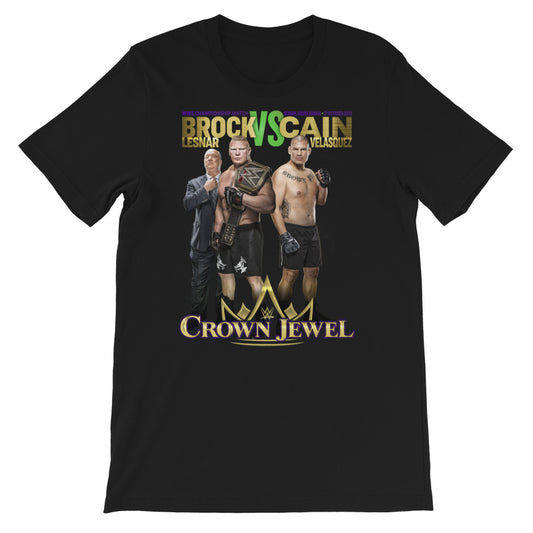 Cain Velasquez vs Brock Lesnar Match T-Shirt T-Shirt PW Catalog