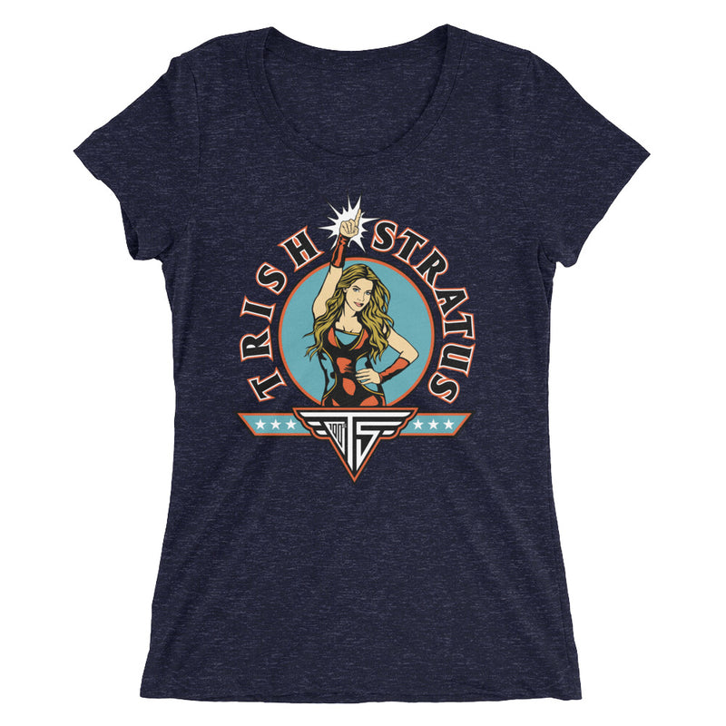 Trish Stratus "Stratusfaction" Women's Tri-Blend T-Shirt T-Shirt PW Catalog