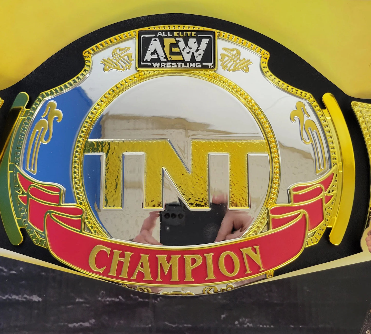 AEW TNT Championship foam belt by jazwares