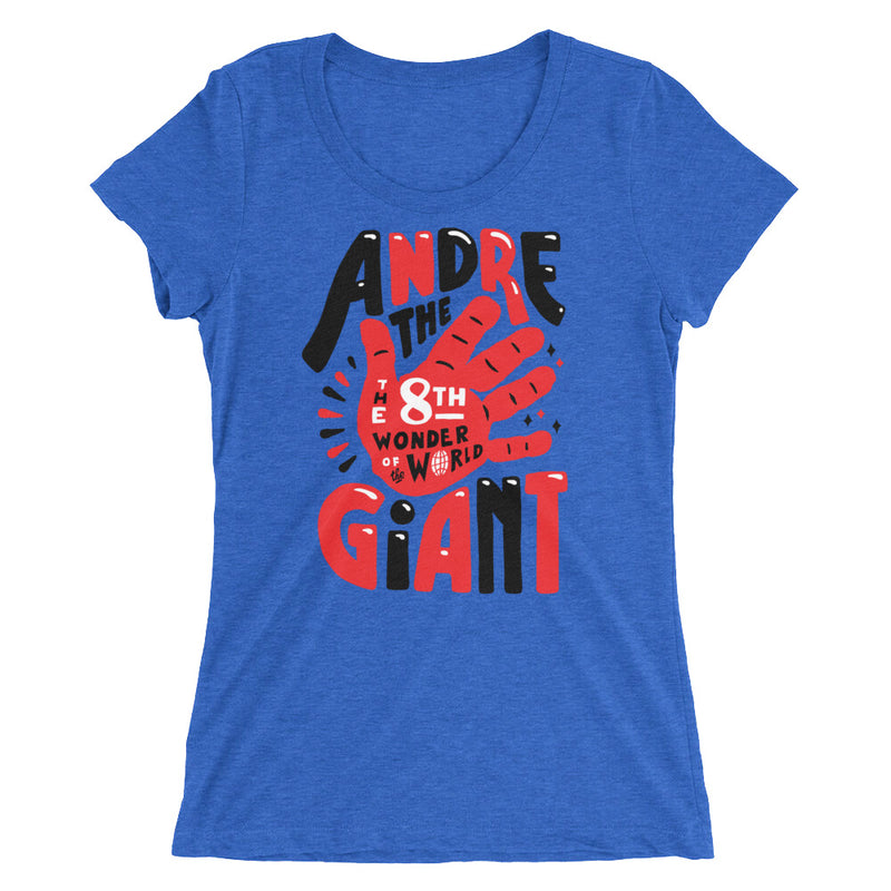 Andre the Giant "8th Wonder Illustrated" Women's Tri-Blend T-Shirt T-Shirt PW Catalog