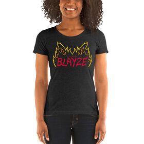 Alundra Blayze "Flames" Women's Tri-Blend T-shirt