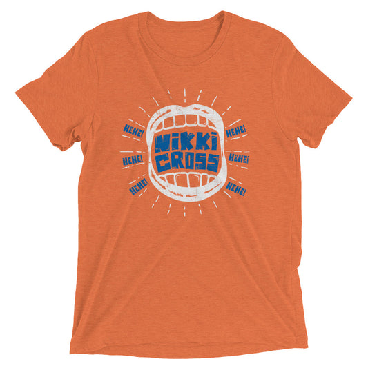 Nikki Cross "Hehe" Tri-Blend Unisex T-Shirt T-Shirt PW Catalog