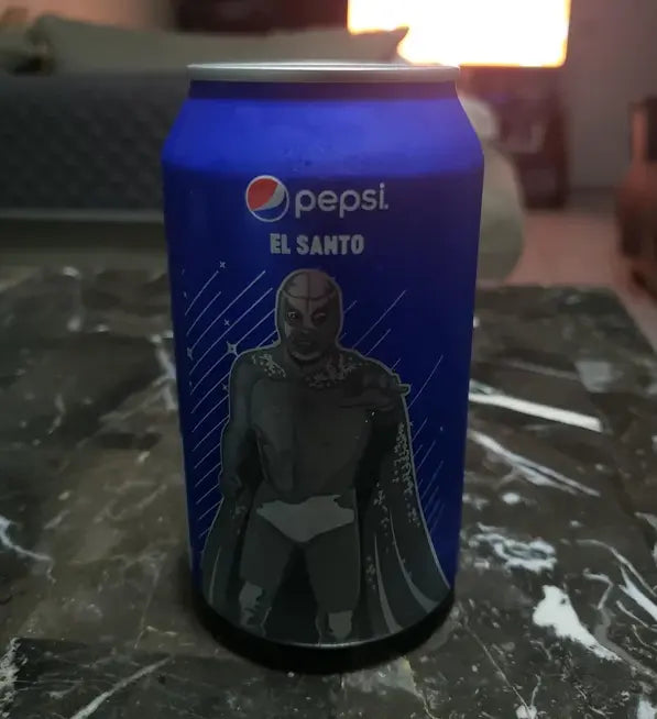 El Santo Pepsi can from Mexico 355ml 1998