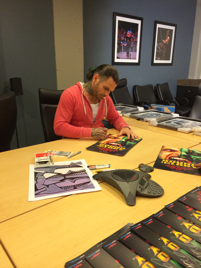Jeff Hardy Autographed Bound For Glory 11x17