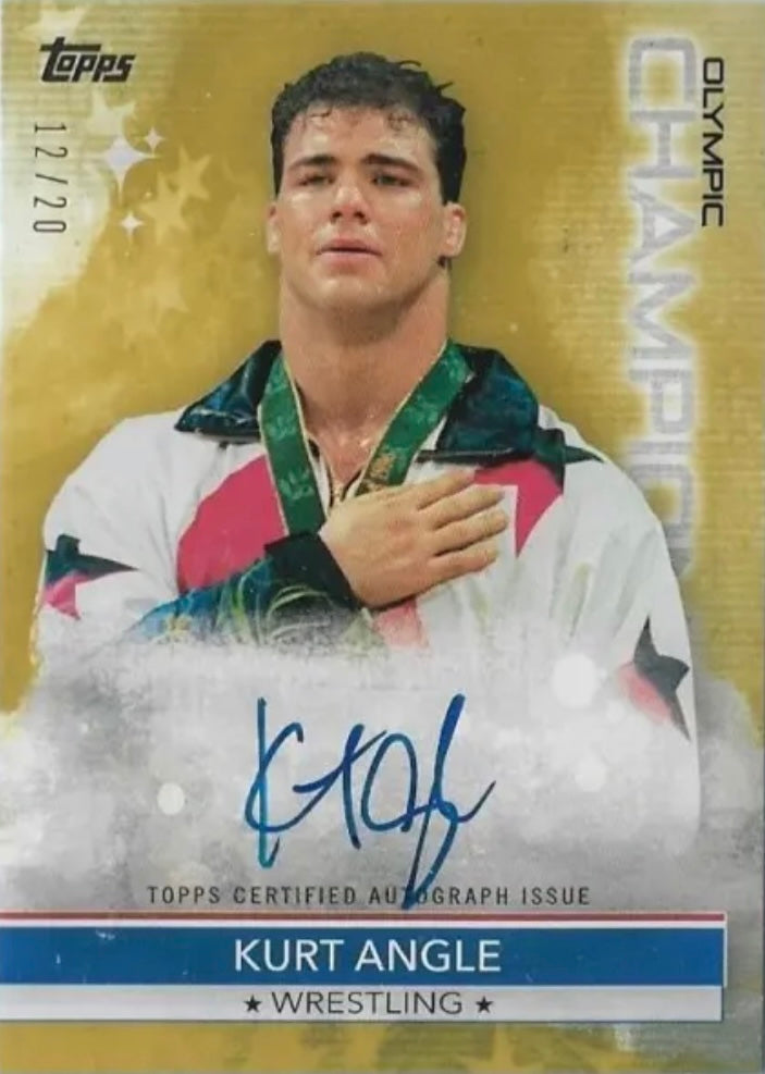 Olympic Champion – Kurt Angle trading card PW Catalog