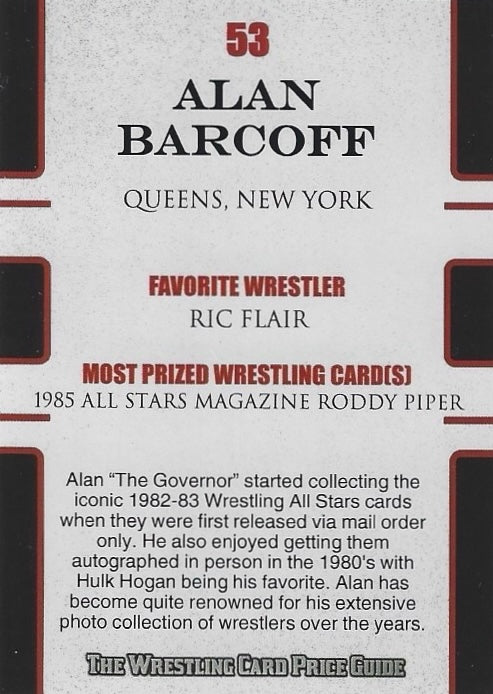 Alan Barcoff “the Governor”