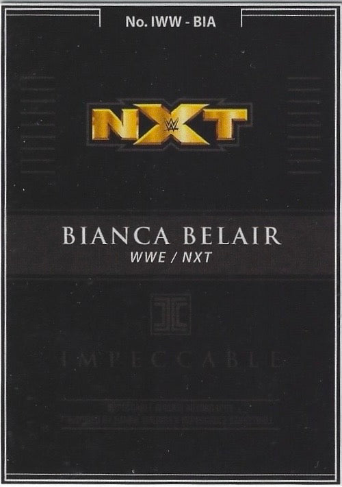 Bianca Belair – WWE / NXT trading card PW Catalog