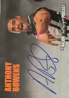 Anthony Bowens trading card PW Catalog