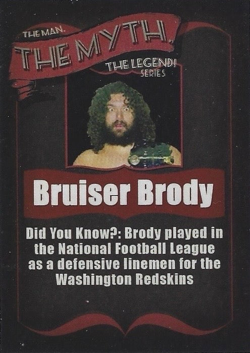 Bruiser Brody trading card PW Catalog