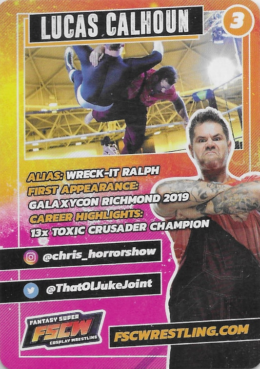 Wreck-It Ralph / Lucas Calhoun trading card PW Catalog