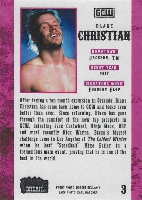 “All Heart” Blake Christian