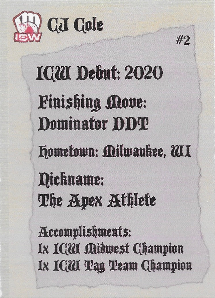 “The Apex Athlete” CJ Cole