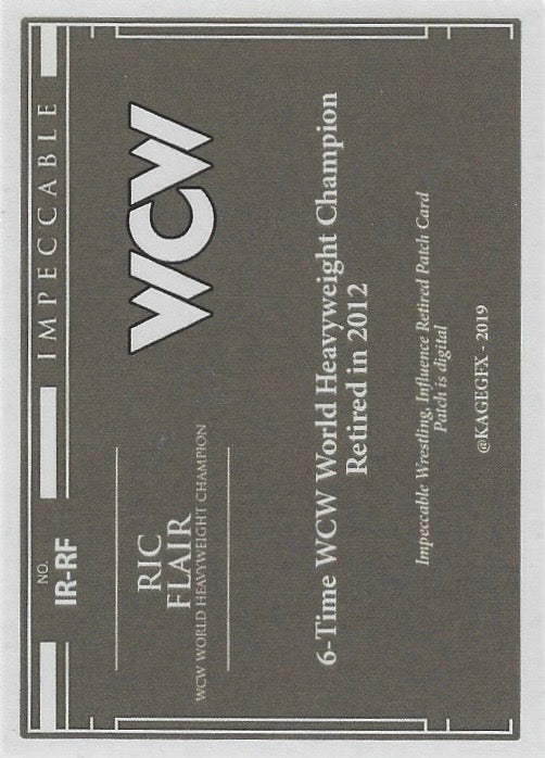 RIC Flair – World Championship Wrestling Trading Card PWcatalog