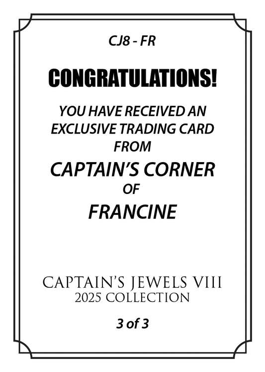 Francine trading card PW Catalog