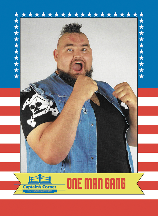 One Man Gang trading card PW Catalog