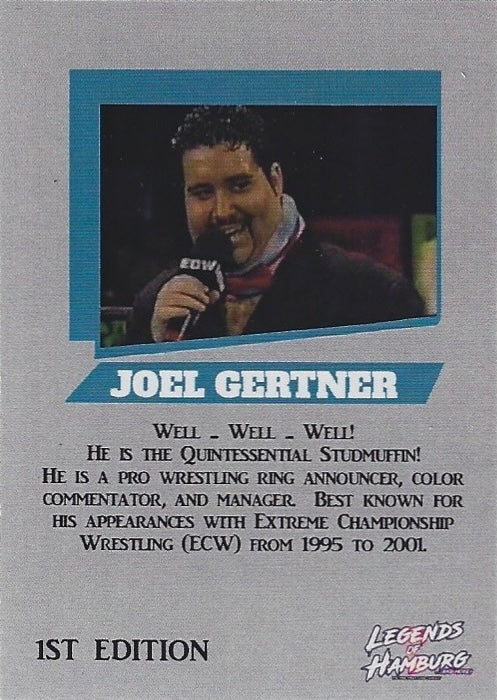 Joel Gertner trading card PW Catalog