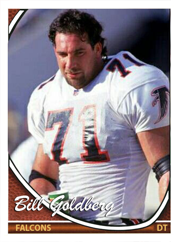 Bill Goldberg – Falcons trading card PW Catalog