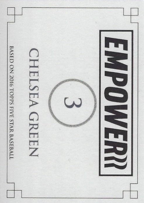 Chelsea Green trading card PW Catalog