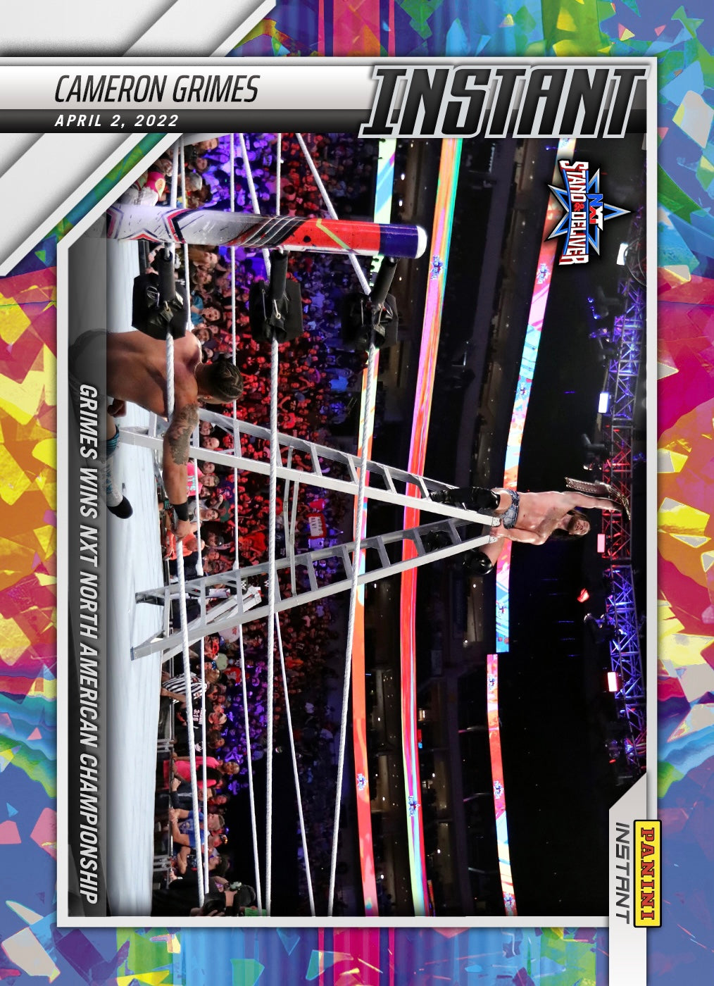 Cameron Grimes – Grimes Wins NXT North American Championship trading card PW Catalog