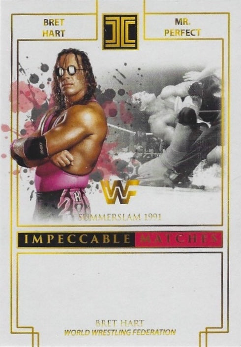 Summerslam 1991: Bret Hart vs. MR. Perfect – Bret Hart trading card PW Catalog