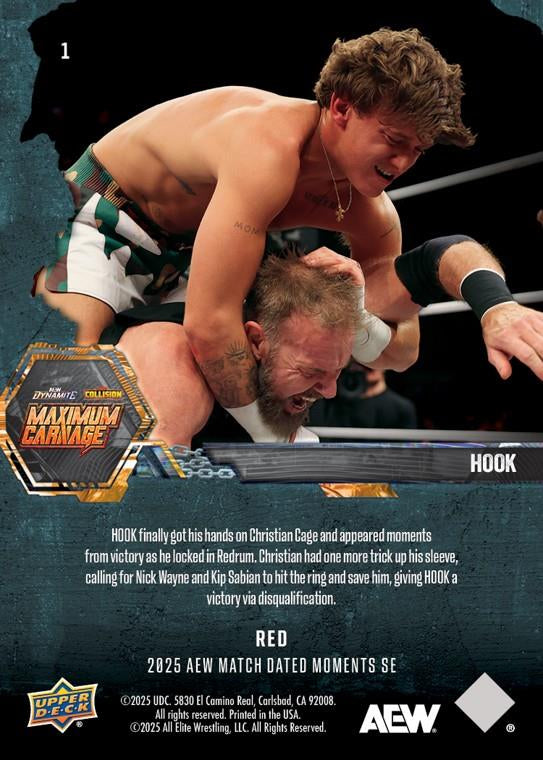Hook – With Nowhere Left to Run, Christian Cage Was Forced to Face Hook One-On-One