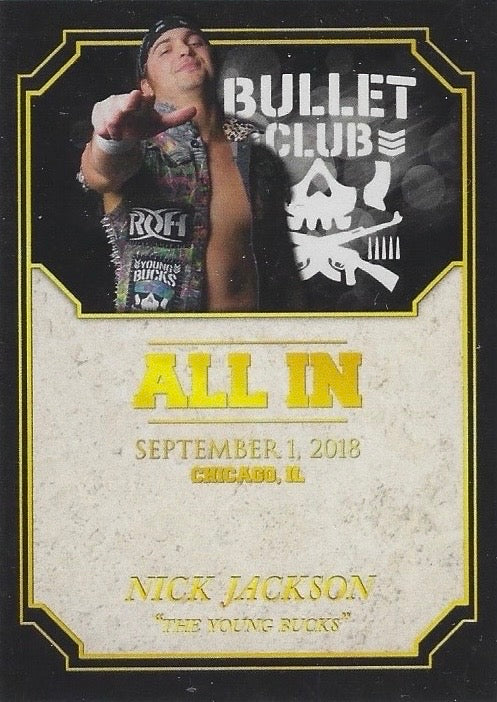 Nick Jackson “the Young Bucks” trading card PW Catalog