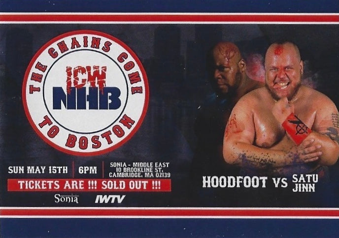 ICW NHB the Chains Come to Boston – Hoodfoot vs. Satu Jinn