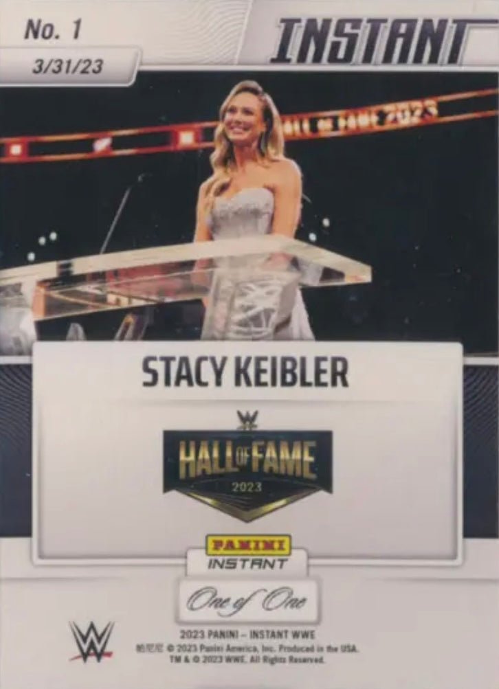 Stacy Keibler – WWE Hall of Fame Class of 2023 trading card PW Catalog