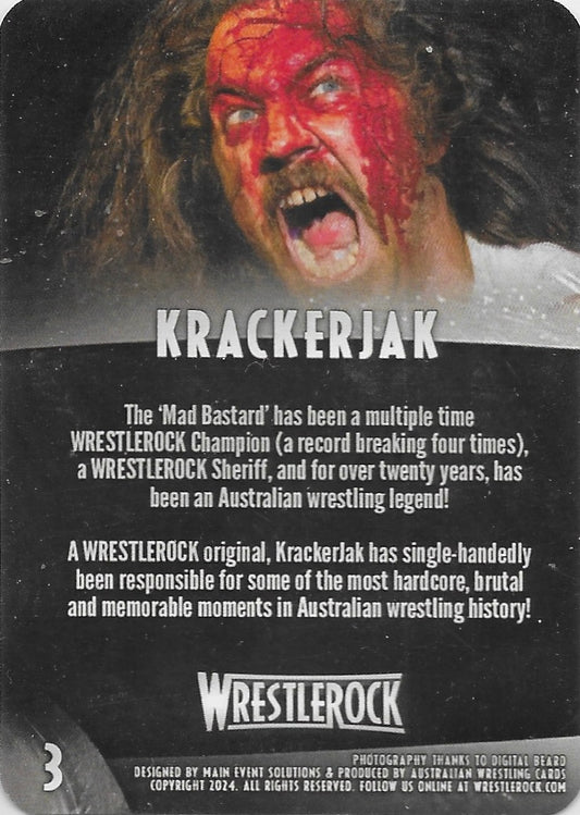 Krackerjak trading card PW Catalog