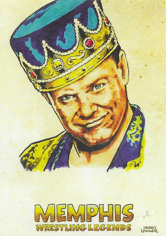 Jerry “the King” Lawler trading card PW Catalog