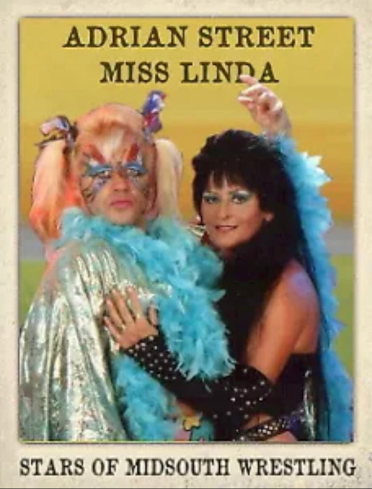 Adrian Street / Miss Linda trading card PW Catalog