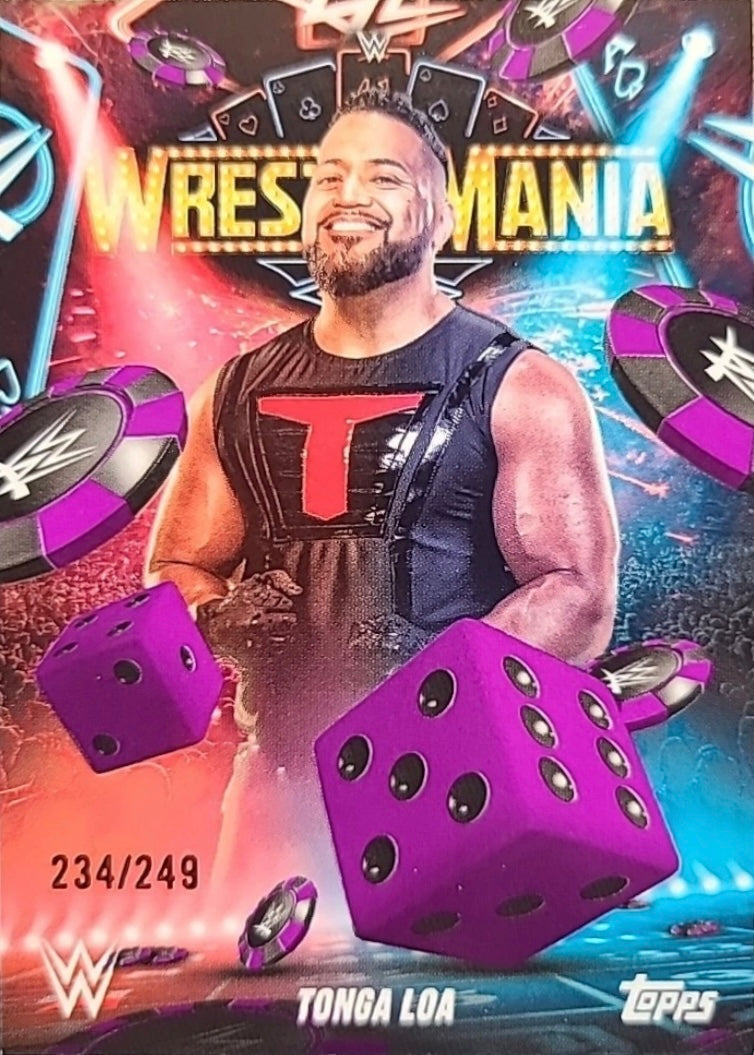 Tonga LOA trading card PW Catalog