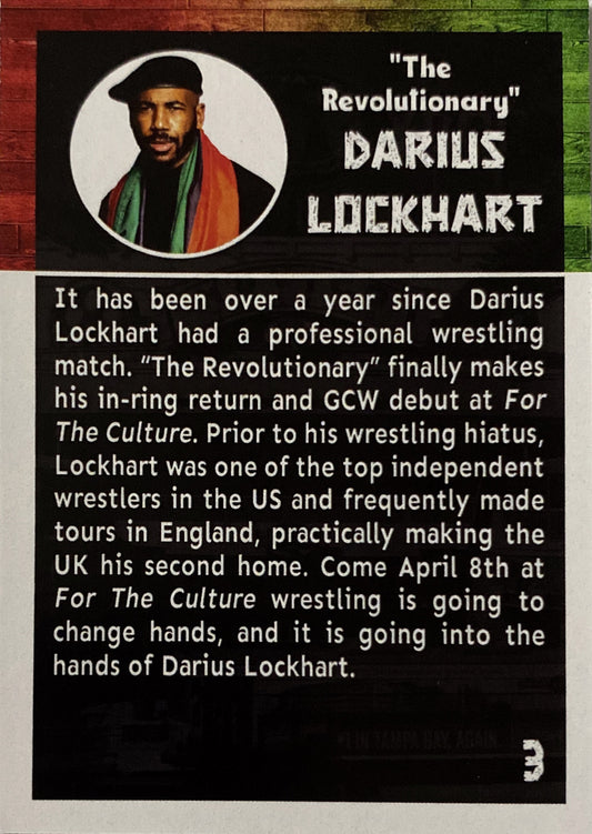 “The Revolutionary” Darius Lockhart trading card PW Catalog
