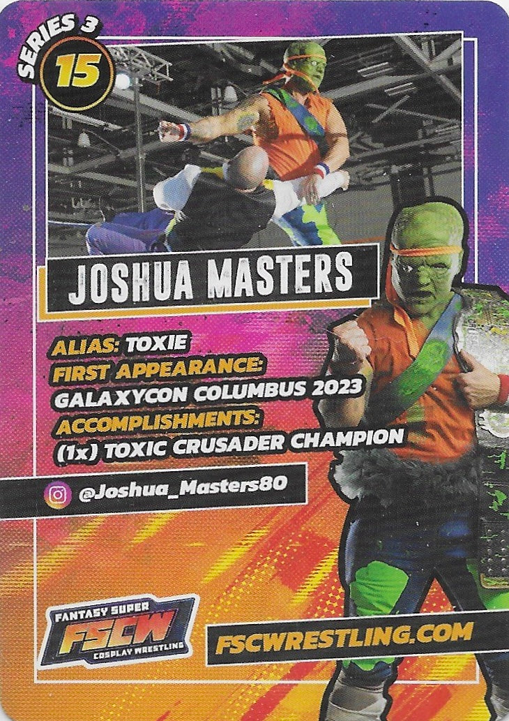 Toxie / Joshua Masters trading card PW Catalog