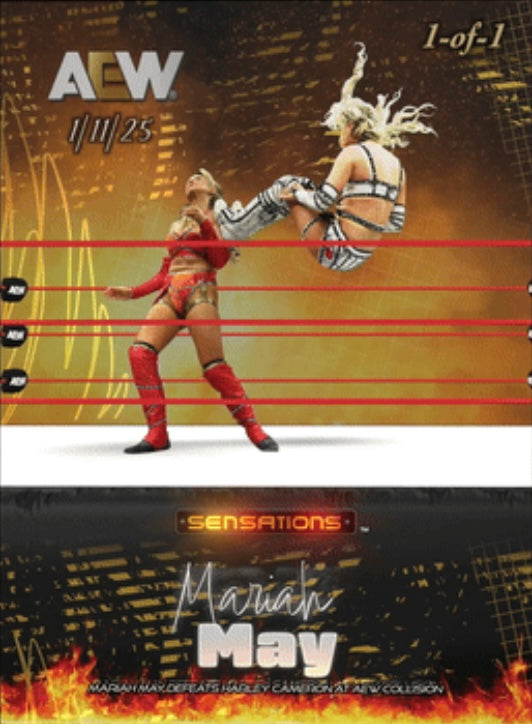 1/11/25 – Mariah MAY – Mariah MAY Defeats Harley Cameron at AEW Collision