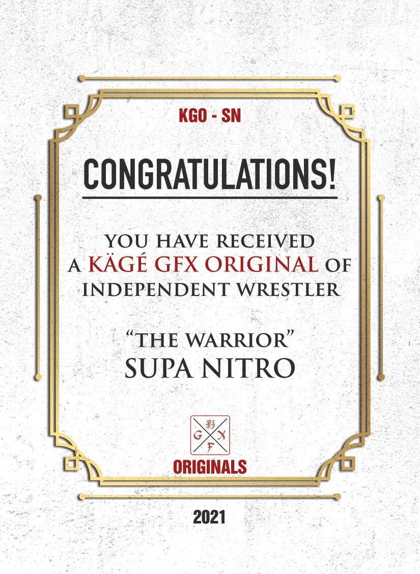 “The Warrior” Supa Nitro Trading Card PWcatalog