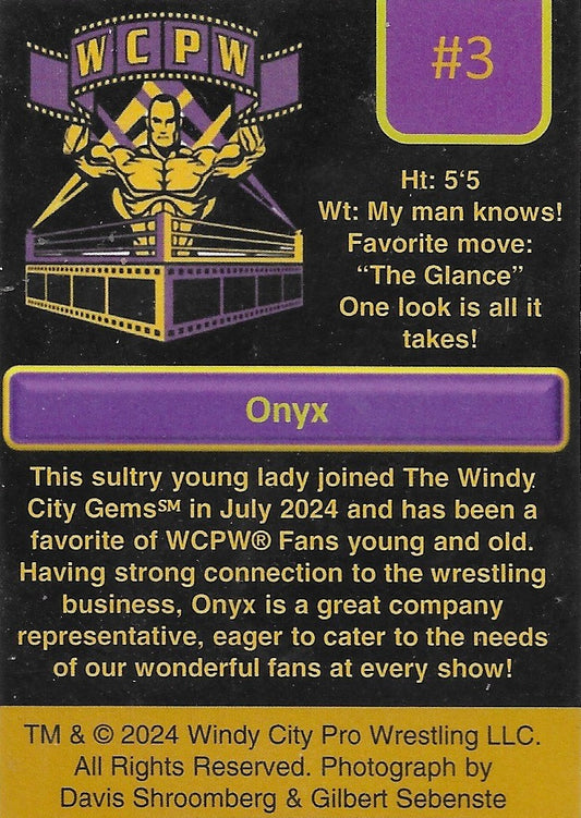 Onyx trading card PW Catalog