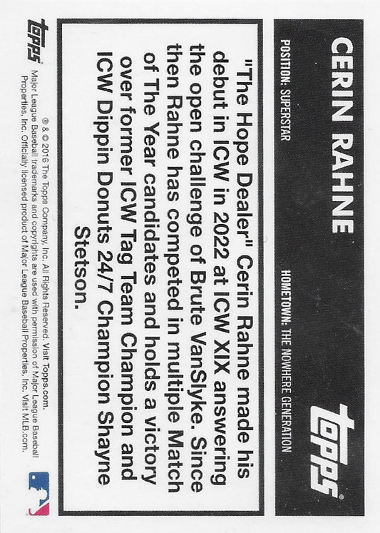 Cerin Rahne trading card PW Catalog