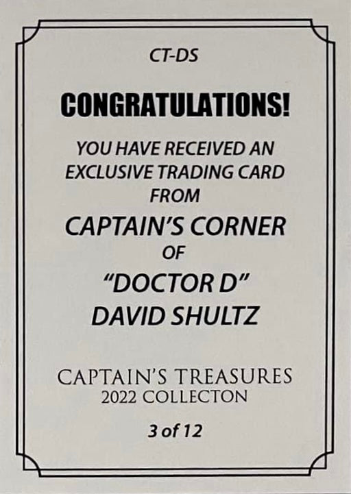 “Doctor D” David Shultz