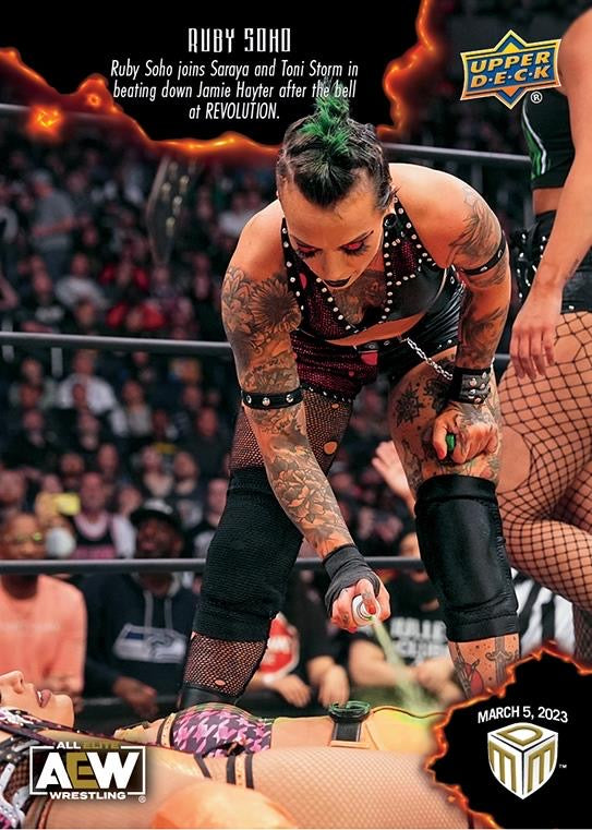 Ruby Soho – Ruby Soho Joins Saraya and Toni Storm in Beating Down Jamie Hayter After the Bell at Revolution