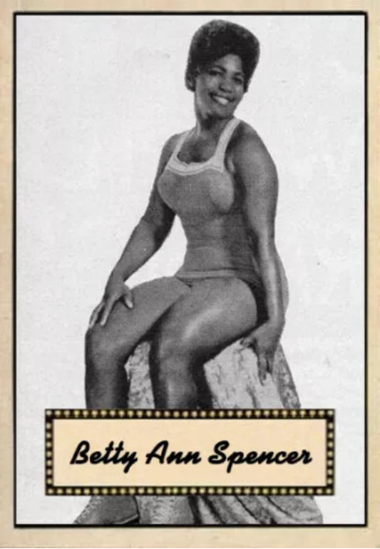 Betty ANN Spencer trading card PW Catalog