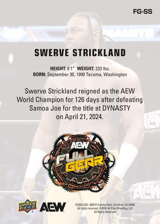 Swerve Strickland trading card PW Catalog