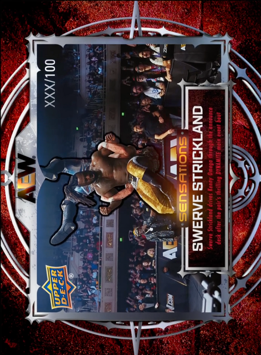 FEB. 18, 2026 – Swerve Strickland – Swerve Strickland Drives Kenny Omega Through the Announce Desk After the Pair’s Thrilling Dynamite Main Event Bout