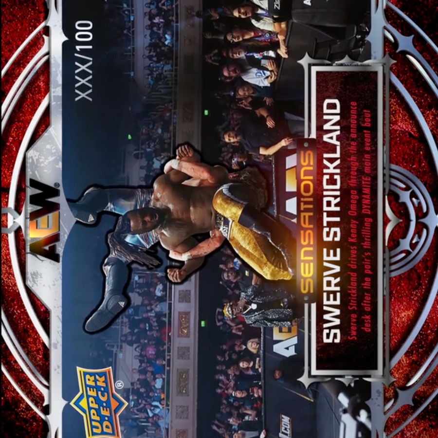 FEB. 18, 2026 – Swerve Strickland – Swerve Strickland Drives Kenny Omega Through the Announce Desk After the Pair’s Thrilling Dynamite Main Event Bout