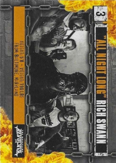 “All Night Long” Rich Swann trading card PW Catalog